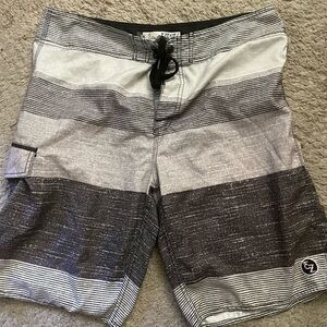 Pre own Mens Ezekiel swimming trunks board shorts size 36